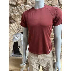New Balance Lightning Dry Red Short Sleeve Shirt Men’s Size Medium